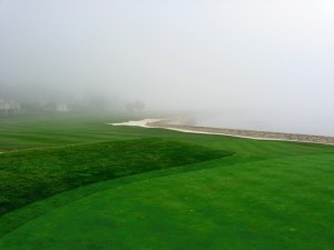 Infamous #18 along the beach from the green 