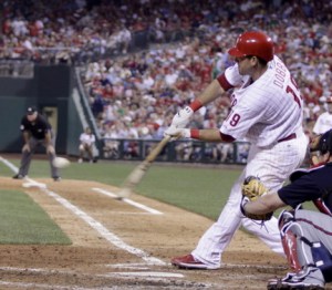 Greg Dobbs launching another assault attempt