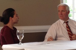 Governor Corbett discusses pension reform in Dresher