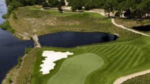Par 3 #5 at Grande Dunes Resort (Parred it too!)
